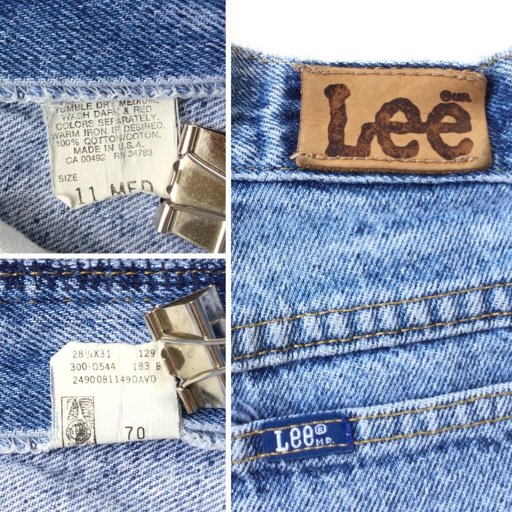 Lee リー デニムパンツ ジョッパーズ 送料無料 レディース 11 Med デニムブルー テーパード ジッパーフライ ハイウエスト ノータック アメリカ輸入 Made In Usa アメカジ ブランド 古着卸 業販 ー品切れー Spec Co Ltd