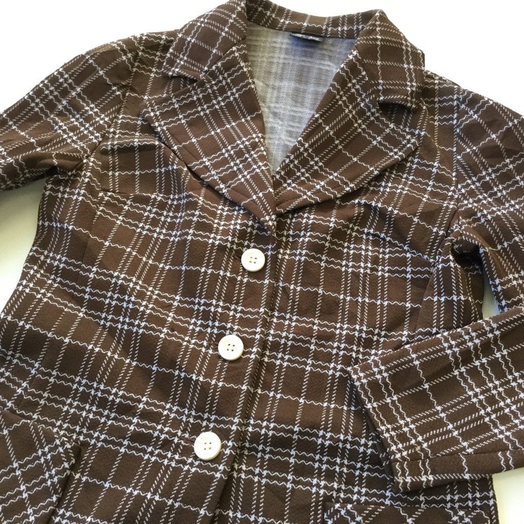 TAN F JAY ����ꥫ���� �ơ��顼�ɥ��㥱�å� �����å����㥱�å� ����̵�� ��ǥ����� M-L/����x�򡦥����å��� 3�ĥܥ��� ���ᥫ�� �ݥå� ��ȥ� ������� �ӥ�ơ��� MADE IN CANADA ���岷 ����