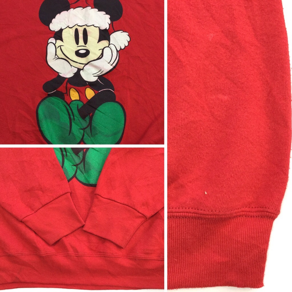 MICKEY �ߥå��� ���� �ץ��ȥ������å� �ȥ졼�ʡ� ����̵�� ��� XL/�֡���å� DISNEY MADE IN USA ľ͢�� ���ᥫ�� �����å� ����� ���岷 �礭�� �ӥå� �����С�