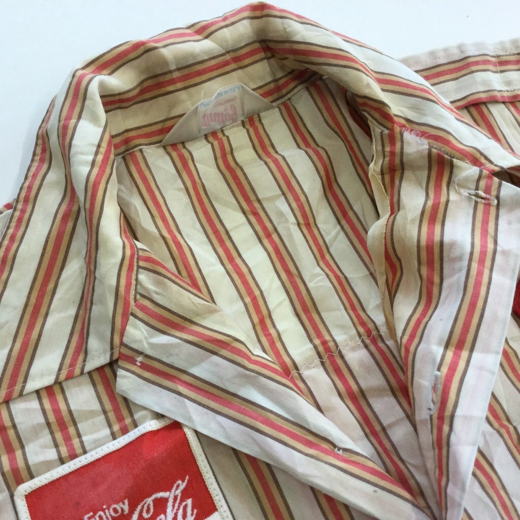Coca-Cola ���������� Ⱦµ�������� ����̵�� 15-15 1/2 Unitog UNION MADE ���ȥ饤�� ����ꥫ͢�� USA ���ᥫ�� ������ �ɥ��