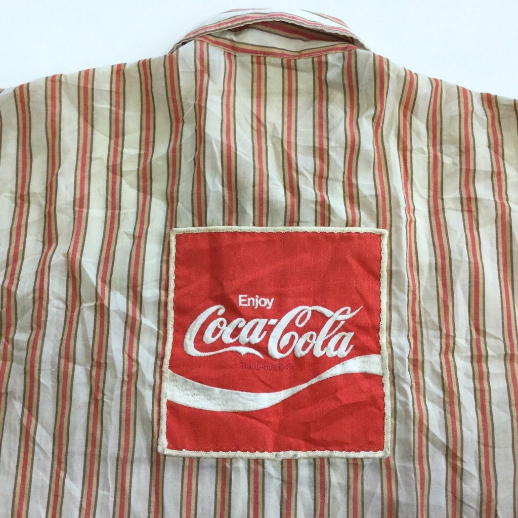 Coca-Cola ���������� Ⱦµ�������� ����̵�� 15-15 1/2 Unitog UNION MADE ���ȥ饤�� ����ꥫ͢�� USA ���ᥫ�� ������ �ɥ��