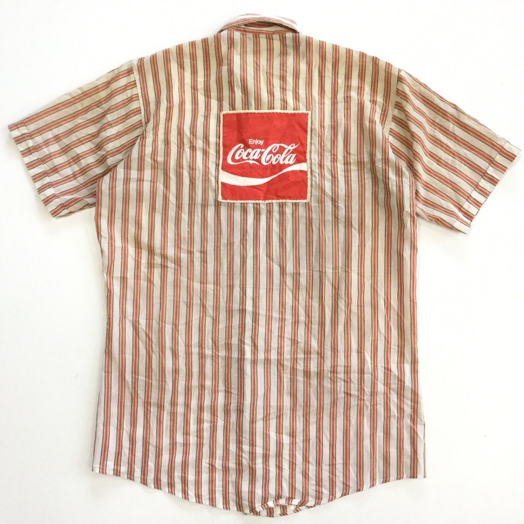Coca-Cola ���������� Ⱦµ�������� ����̵�� 15-15 1/2 Unitog UNION MADE ���ȥ饤�� ����ꥫ͢�� USA ���ᥫ�� ������ �ɥ��