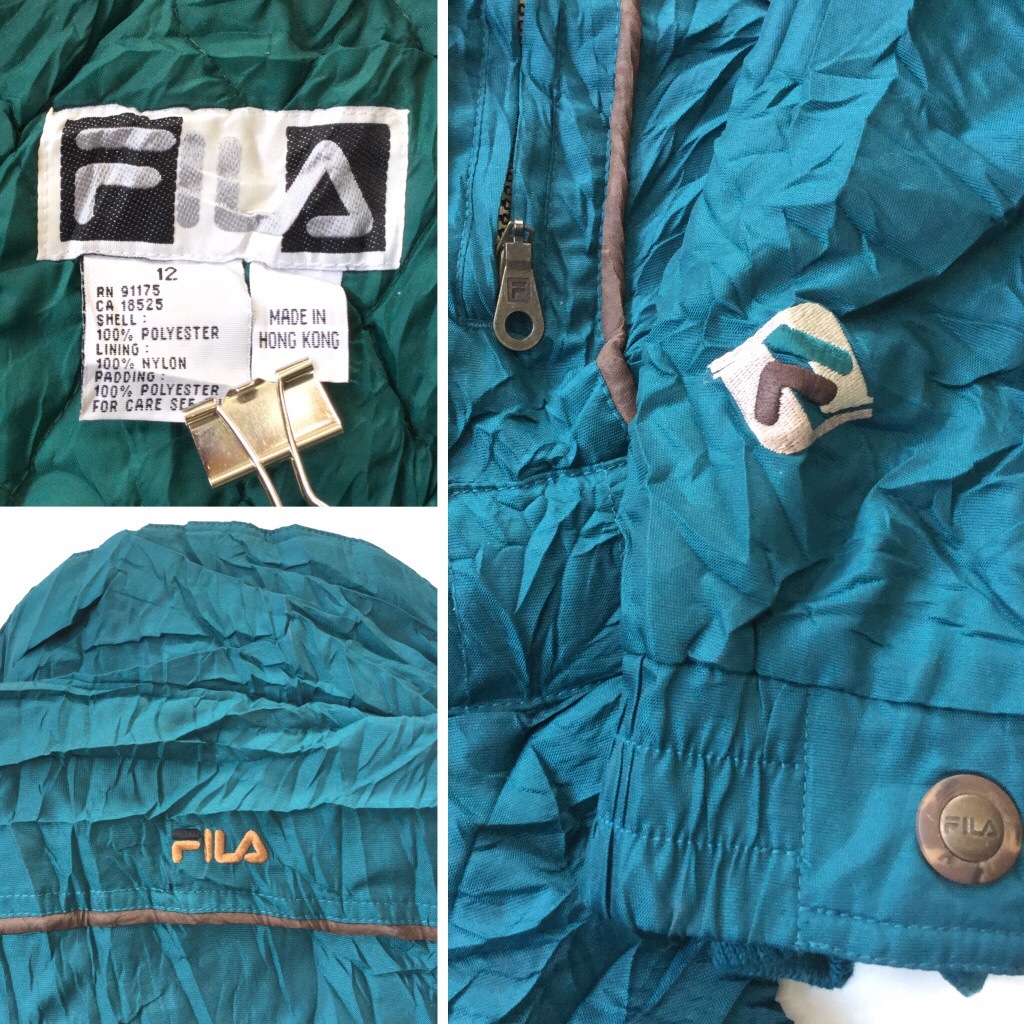 FILA ե ꥫľ͢ 㥱å ʥ󥸥㥱å ̵ ǥ 12/ɥ֥롼 USA ᥫ ֥  ɥ֥졼 ݡ ʥ㥱å 岷 