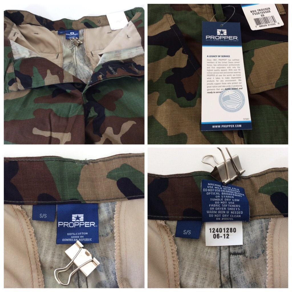 Ķ�ò���PROPPER�ۥ��åɥ��ɥ��� ��åץ��ȥå� �ߥ꥿�꡼�ѥ�� SS ���� �ץ��ѡ� ���ݥ��å� BDU ���ѥ� �º� �������ѥ��