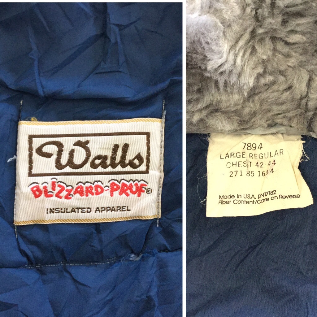 WALLS 륺 BLIZZARD-PRUF USA ʥ󥸥㥱å 㥱å 󥸥㥱å ̵  L/졼 ͢ MADE IN USA ᥫ 岷 ӥơ 
