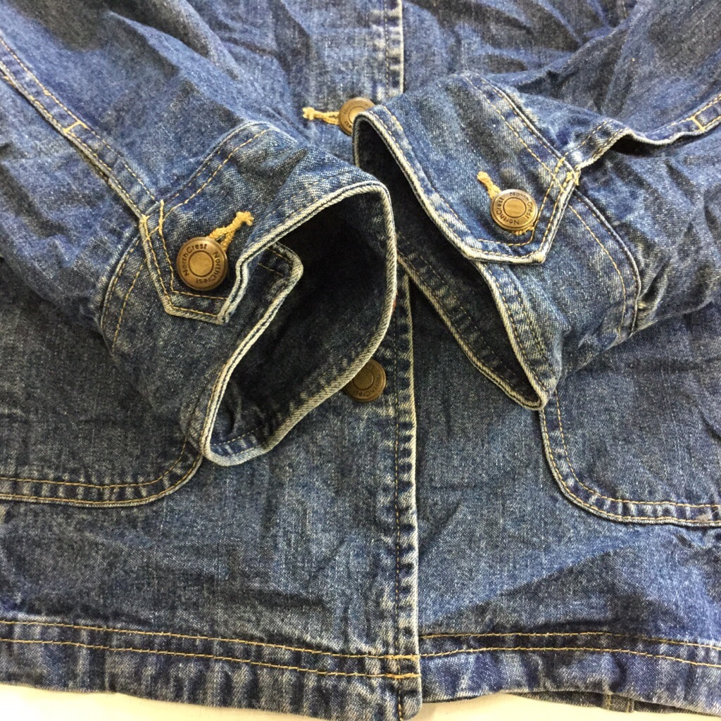 �ǥ˥ॸ�㥱�å� ���С������� ����̵�� ��ǥ����� XL/�ǥ˥�֥롼 �ܥ���ե饤 ����ꥫ͢�� USA ���ᥫ�� �ϡ��ե����� ���岷 ���� �礭�� �ӥå� �����С�