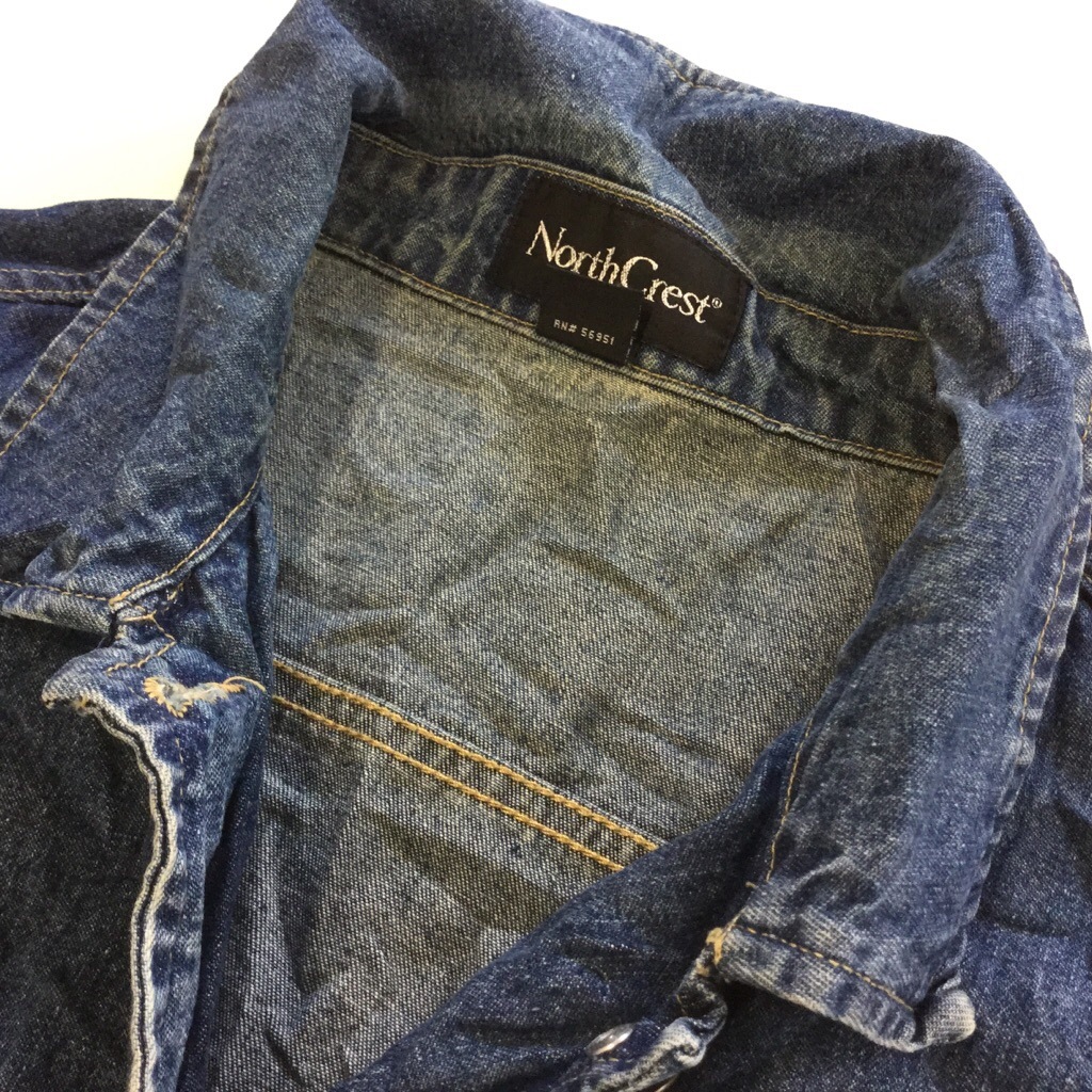 �ǥ˥ॸ�㥱�å� ���С������� ����̵�� ��ǥ����� XL/�ǥ˥�֥롼 �ܥ���ե饤 ����ꥫ͢�� USA ���ᥫ�� �ϡ��ե����� ���岷 ���� �礭�� �ӥå� �����С�