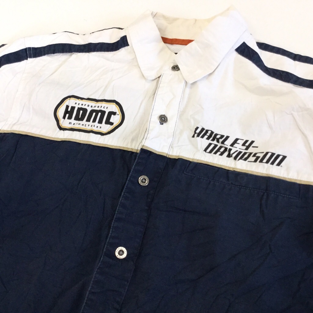 HARLEY-DAVIDSON �ϡ��졼���ӥåɥ��� Ⱦµ�������� ����̵�� ��� XL/��x�� ����ꥫ͢�� USA ���ᥫ�� �Х��� HD �⡼������������ �礭�� �ӥå� �����С� ���岷 ����