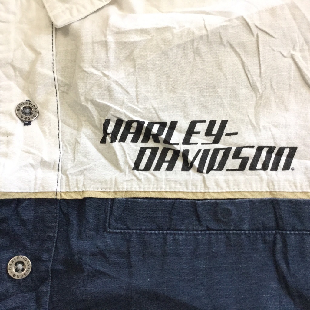HARLEY-DAVIDSON �ϡ��졼���ӥåɥ��� Ⱦµ�������� ����̵�� ��� XL/��x�� ����ꥫ͢�� USA ���ᥫ�� �Х��� HD �⡼������������ �礭�� �ӥå� �����С� ���岷 ����