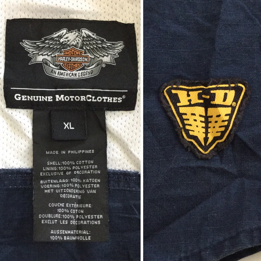 HARLEY-DAVIDSON �ϡ��졼���ӥåɥ��� Ⱦµ�������� ����̵�� ��� XL/��x�� ����ꥫ͢�� USA ���ᥫ�� �Х��� HD �⡼������������ �礭�� �ӥå� �����С� ���岷 ����
