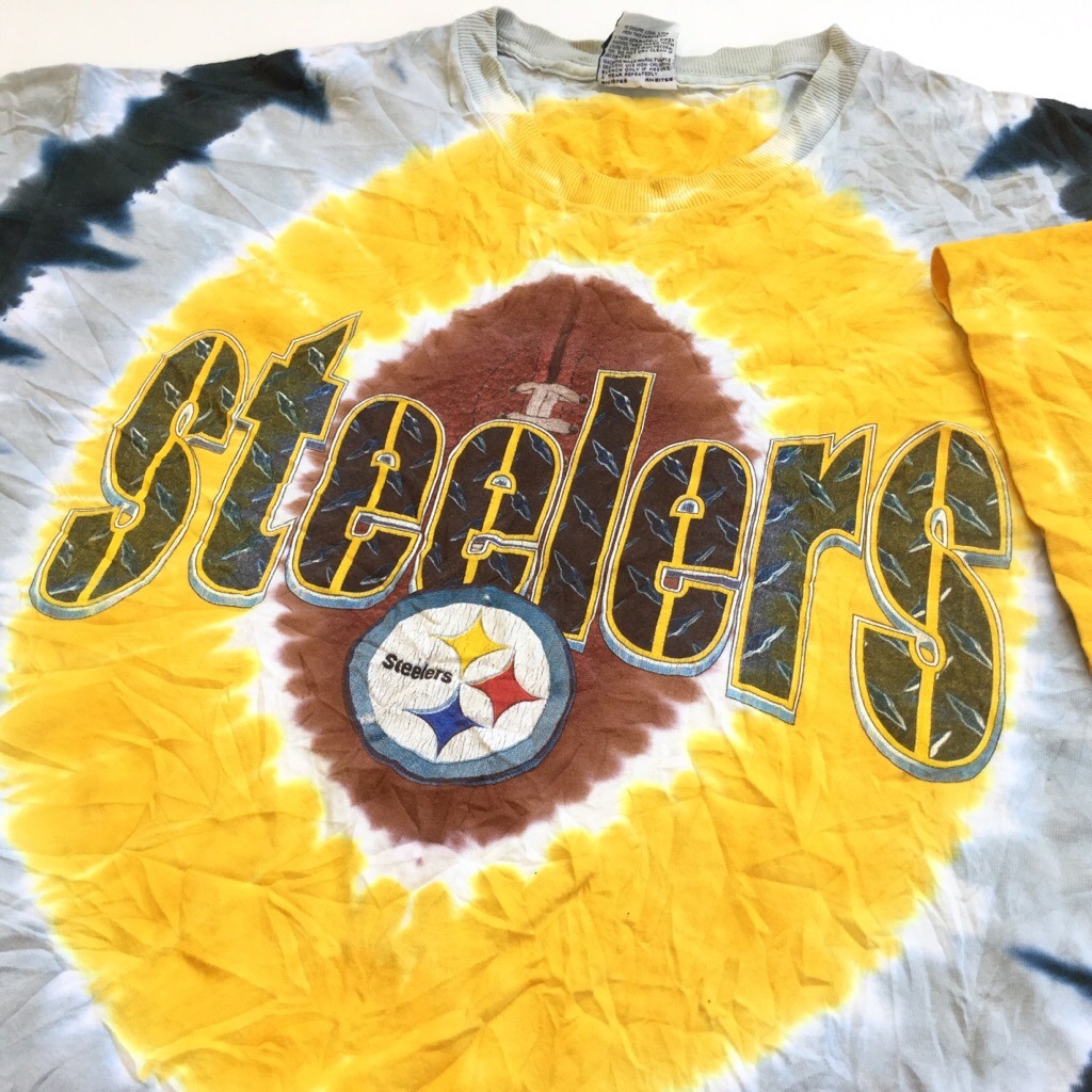 Steelers ���ƥ����顼�� �ԥåĥС��� NFL ����ե� Ⱦµ��������T����� ����̵�� XXL/��������x�֥�å� x���졼 ����ꥫľ͢�� USA ���ݡ��� ���ᥫ�� �����С� �礭�� �ӥå�