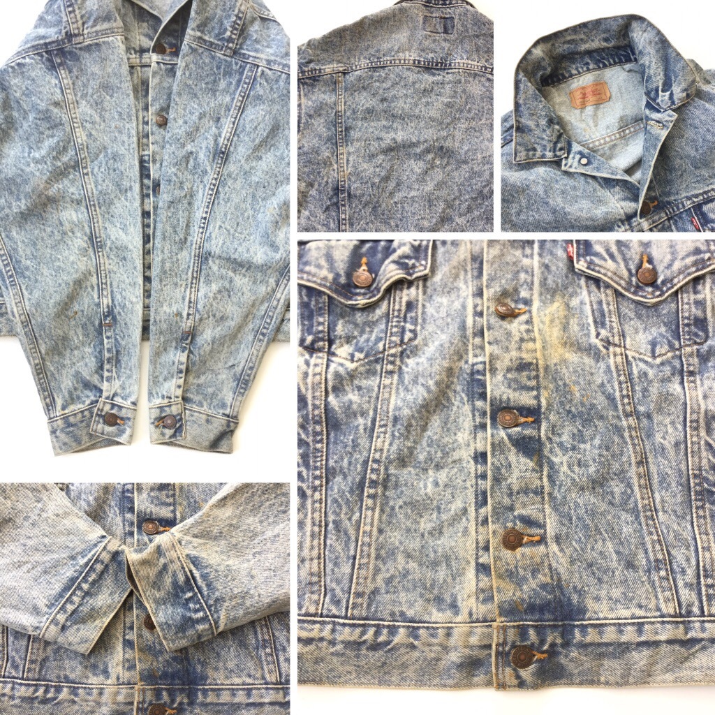 �ӥ�ơ��� LEVI'S 70507-0219 �꡼�Х��� G����� �ǥ˥ॸ�㥱�å� ����̵�� ��� L/�ǥ˥�֥롼x���ߥ��륦���å��� ����ꥫľ͢�� MADE IN USA �֥��� ���ݥ��å� ���岷 ��������� 3rd