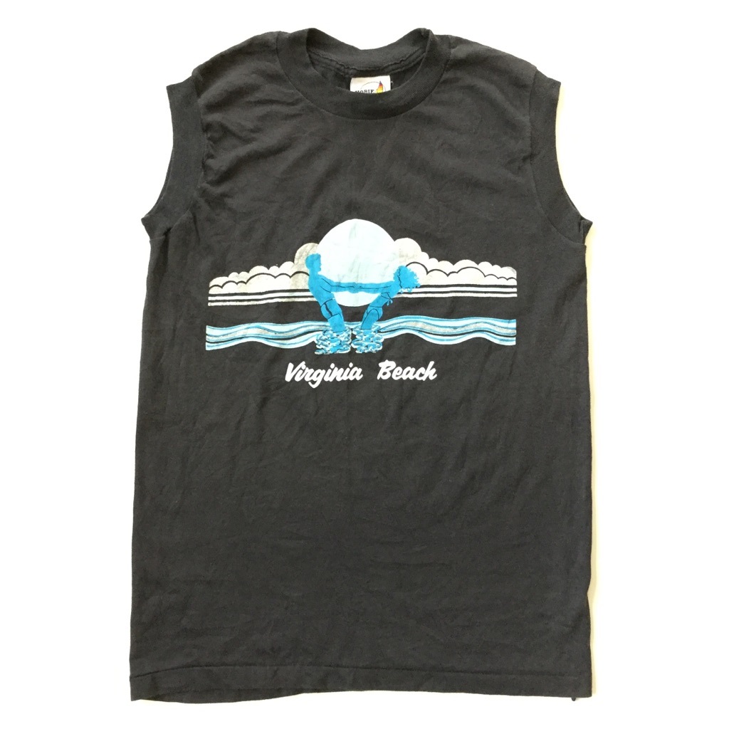 ヴィンテージ 70s Hanes 鬼フェード Virginia Beach 発泡 ヴィンテージ 70s Hanes 鬼フェード Virginia Beach 発泡 70s USA製