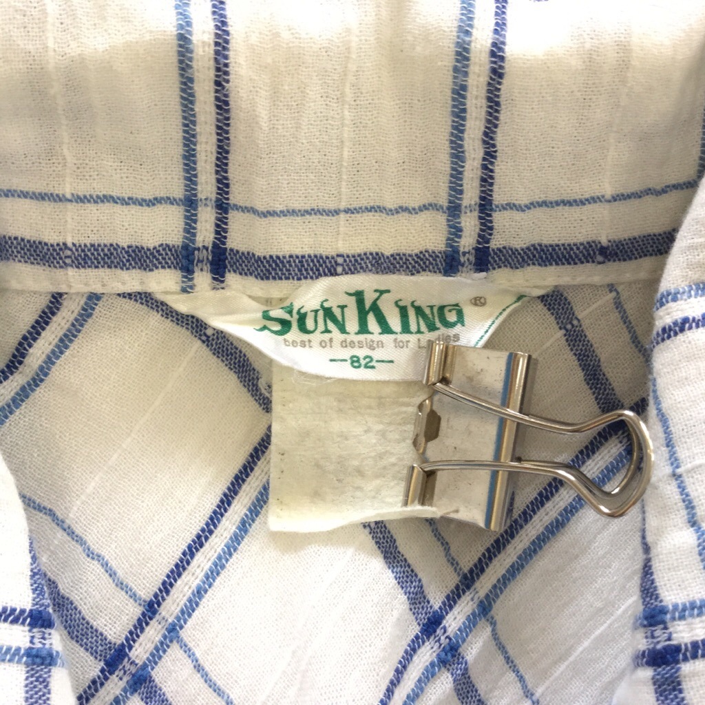 SUN KING ���¥�ȥ� Ⱦµ�֥饦�� �����å��֥饦�� ����̵�� ��ǥ����� S-M/��x�忧 �ʻ��� �����奢�� �����ץ󥫥顼 ����� ����� ���� �������