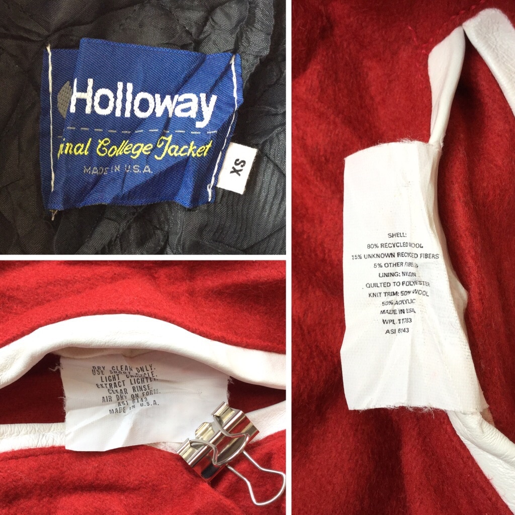 HOLLOWAY �ۥ������� ��������� ���������ॸ���ѡ� ����ɥ��㥱�å� ����̵�� ��� XS/��x�� ����ꥫ͢�� ���ȥ� MADE IN USA ���ᥫ�� ���åȥ��� ���岷 ����
