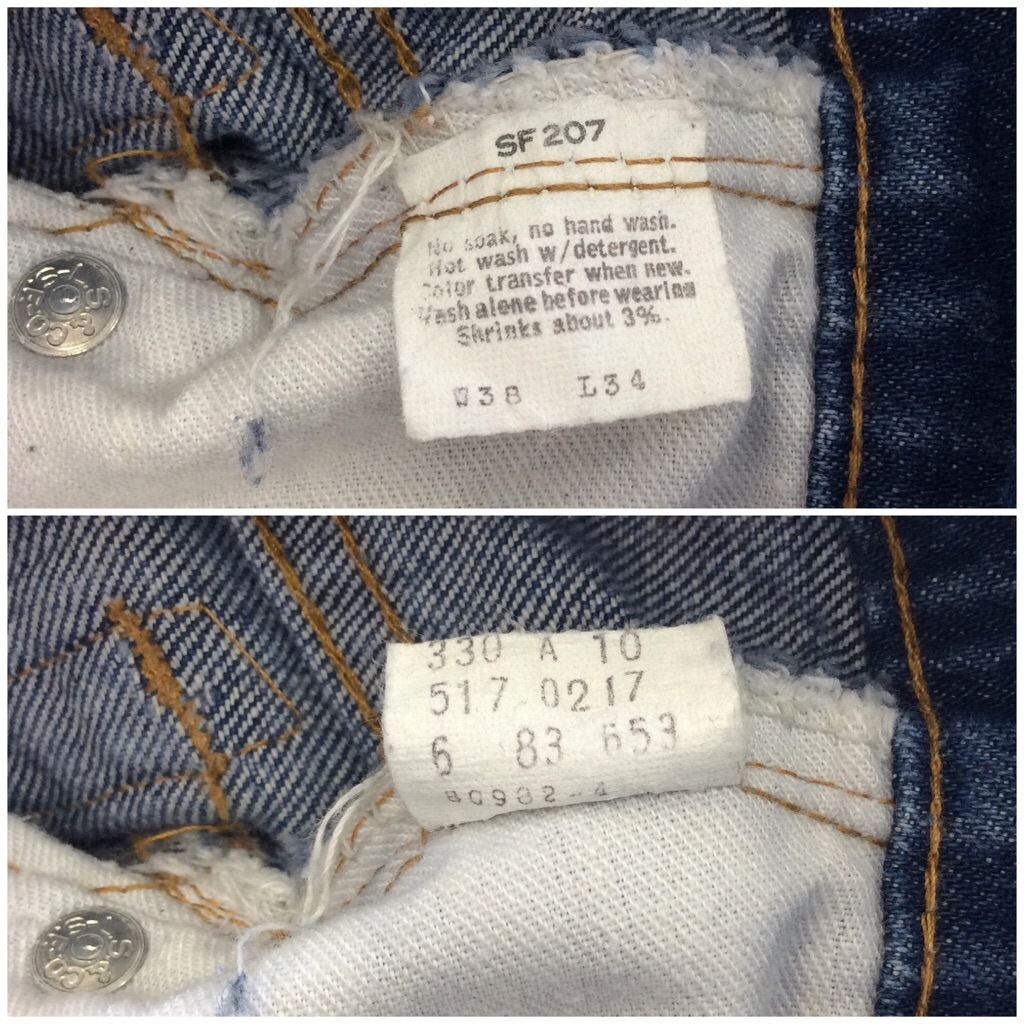 Levi's ꡼Х 517 USA ꥫ  ̵ W38/ǻ ǥ˥ѥ ѥ ֥ 礭 ӥå XXL 2XL XO ֡ĥå ٥