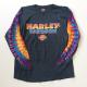 HARLEY DAVIDSON �ϡ��졼���ӥåɥ��� MADE IN USA ĹµT����� ����T ����̵�� XL/�����֥�å� ����ꥫ͢�� �Х����� �⡼������������ ���ᥫ�� �⡼�������ݡ��� �֥��� HD �������� ���岷 ���� �ӥå������� LL O �����С������� ����ǡ������
