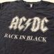 AC/DC BACK IN BLACK �Хå� ���� �֥�å� ȾµT����� ����ꥫ͢�� L/���㥳���륰�졼 ����̵�� �Х��T ���å�T USA ���岷