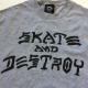 THRASHER å㡼 ȥܡ ȾµT ̵ M/졼 ꥫ͢ USA  ޥ ֥  ڡ ޥ SKATE AND DESTROY ȡǥȥ