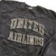 ����ꥫ���� UNITED AIRLINES �������å� �ȥ졼�ʡ� ����̵�� ��� XL/ǻ�����졼 MADE IN USA ͢���� �饰��� ���ᥫ�� �����å� ���ݡ��� ���岷 ���� �礭�� �ӥå� �����С�