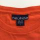 NAUTICA �Ρ��ƥ��� MADE-IN-USA ȾµT����� ���� L/����� ����̵�� ����ꥫ͢�� ����ץ� �١����å� ���ᥫ�� �֥��� 90's