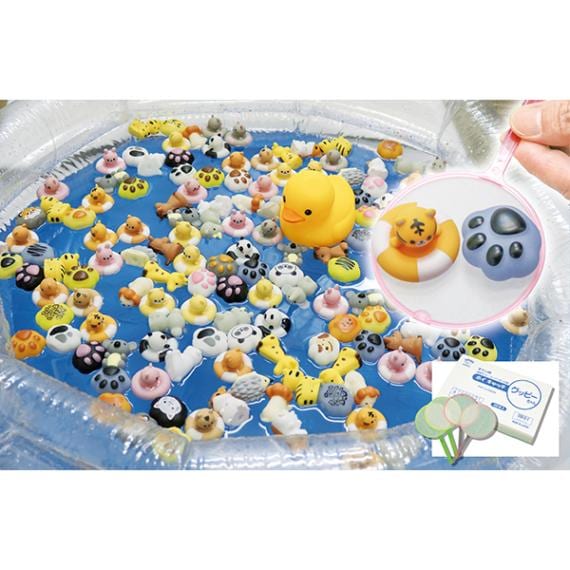 21679 ぷかぷか動物ランドすくいどり大会(ラストワン付)１００名様用 26SS-P080 いろんな動物がいっぱいのすくいどり 掬って楽しいすくいどり大会