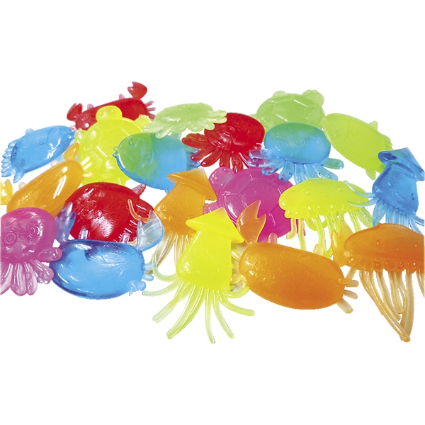 44517 やわらか水族館(100入) 26SS-P086 こちらは人気上昇中のTPUシリーズ 海の生物のシルエットです