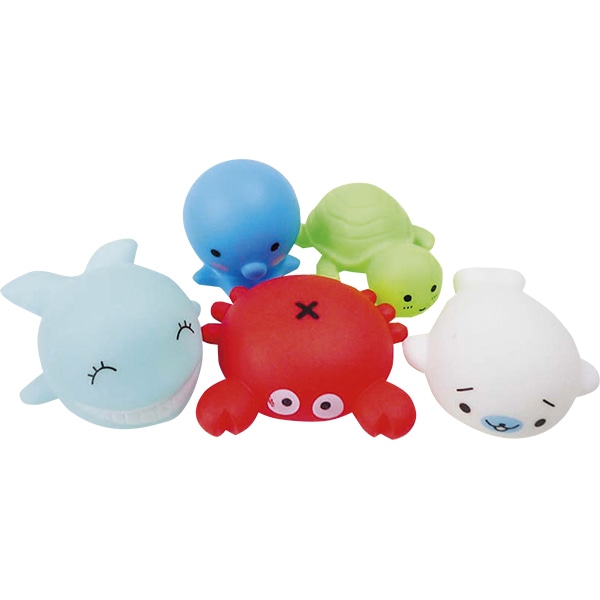 93448 うきぴこ水のお友達(50入) 26SS-P085 プカプカ水に浮きます 水の生き物をウキプカにしました