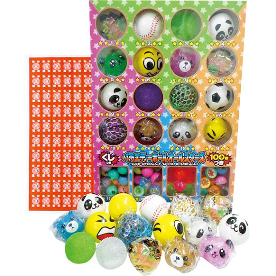 21448 バラエティーボールオールスターズ当100付 26SS-P092 ボックスくじの定番タイプ 色んなボールが景品です