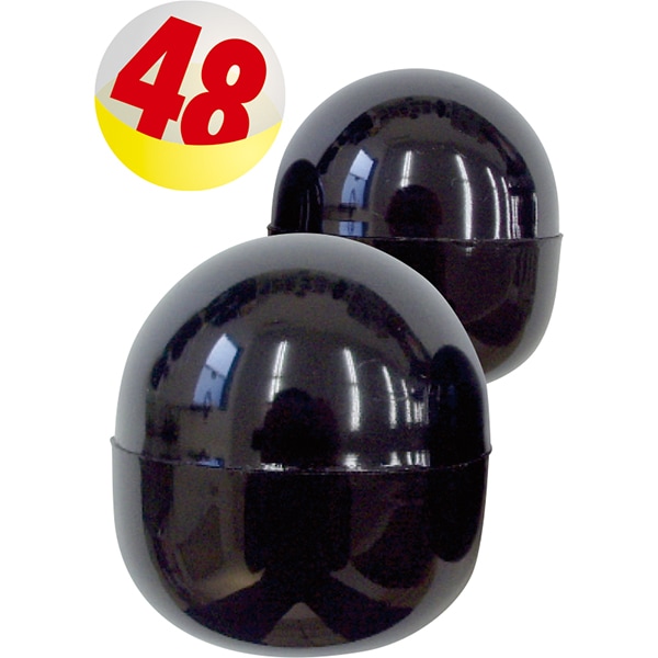 21039 48m/mφブラック(100入) 26SS-P095 ブラックカラーの空カプセル 空カプセルです