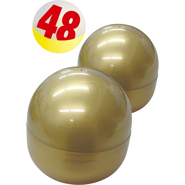 21040 48m/mφゴールド(100入) 26SS-P095 ゴールドカラーの空カプセル 空カプセルです