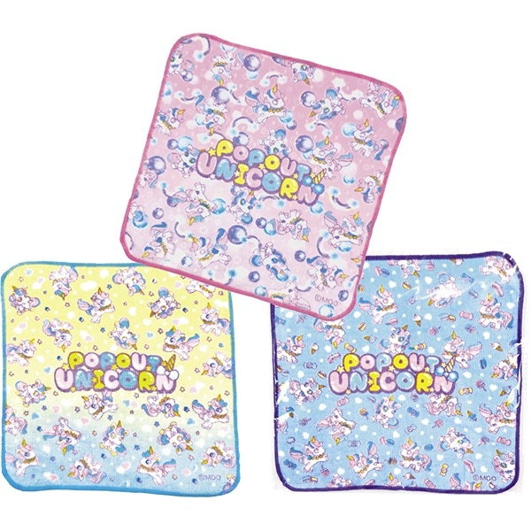 POP_OUT_UNICORNプチタオル(25入)95020 キャラ 生活雑貨 子供会 景品 お子様ランチ　P129 25AW