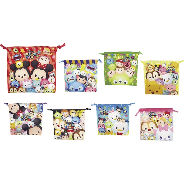 46584 ディズニーかわいいミニ巾着袋(24入) 26SS-P147 個別包装されておりますのでお子様ランチの景品などにもお勧め 14センチ角のサイズなのでコップ入れなどとして学校・幼稚園・保育園グッズにも使える