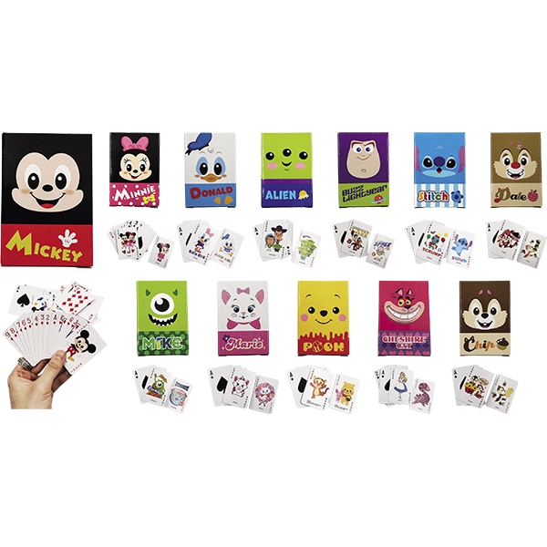 94373 ディズニーキャラクターミニトランプ(25入) 26SS-P147 トランプ