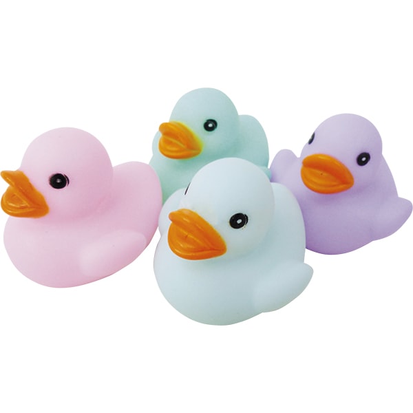 95309 うきうきアヒルパステルミニ(100入) 26SS-P086 大人気のぷかぷかアヒルシリーズ カラフルなモデルのアヒルたち