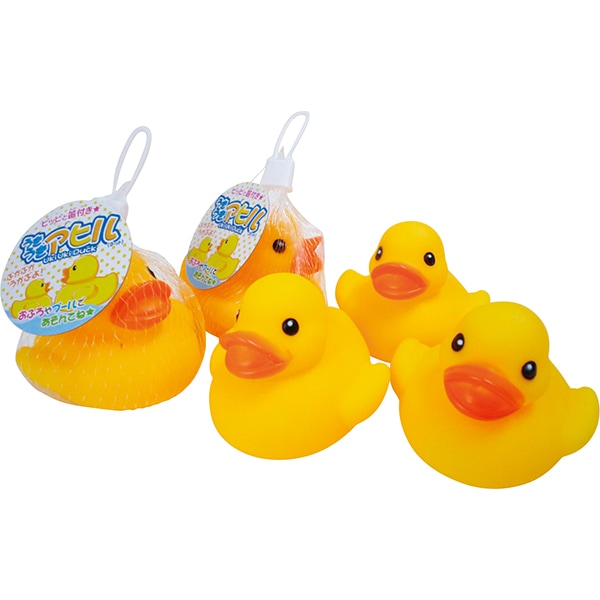 93644 うきうきアヒルネット入り大(12入) 26SS-P086 大人気のぷかぷかアヒルシリーズ ネットに入ったアヒルちゃん