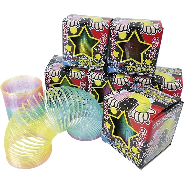 レインボークリアスプリング(24入) レインボーカラーの綺麗な