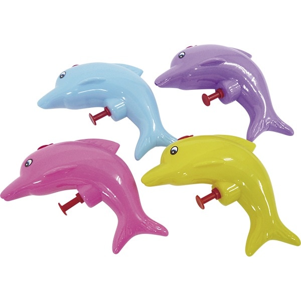 イルカ水てっぽう(25入) イルカ型の水ピストルです  イルカデザインがかわいい水鉄砲 42918 P119 25AW