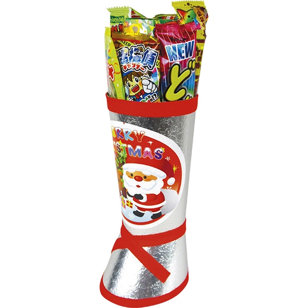 サンタ銀ブーツ36cm クリスマスの定番銀ブーツ 子供が喜ぶクリスマスブーツ 16410 P050 25AW