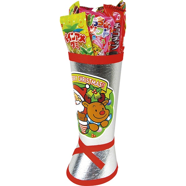 サンタ銀ブーツ42cm クリスマスの定番銀ブーツ 子供が喜ぶクリスマスブーツ 16411 P050 25AW