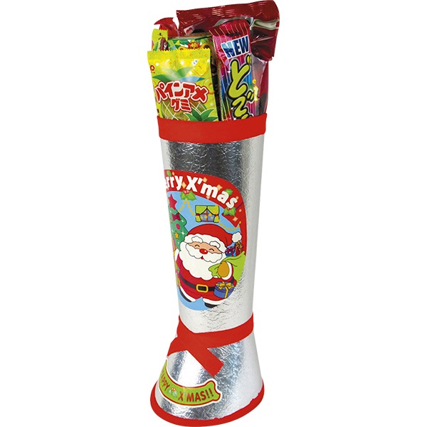 サンタ銀ブーツ50cm クリスマスの定番銀ブーツ 子供が喜ぶクリスマスブーツ 16412 P050 25AW