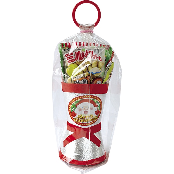 クリスマス銀ブーツ21cm 人気のシルバークリスマスブーツ サンタブーツはプレゼントの定番 15234 P051 25AW