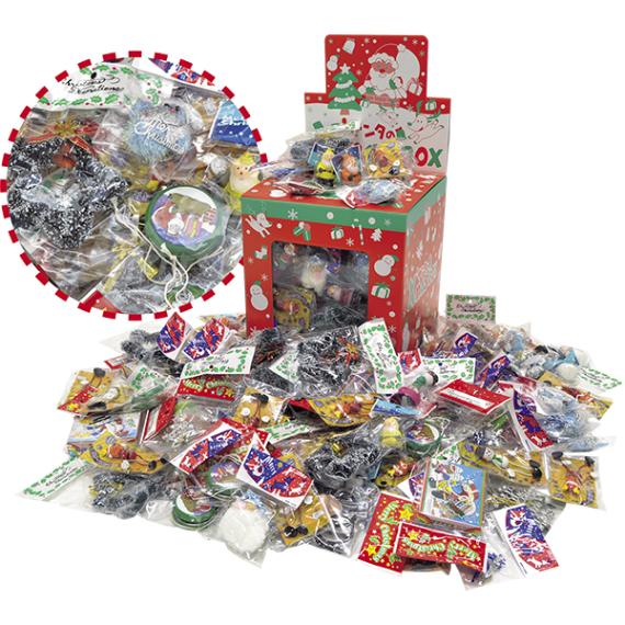 クリスマスサンタさんの宝箱プレゼント 楽しいクリスマスグッズのつかみどり クリスマスおもちゃが盛りだくさん 16318 P060 25AW