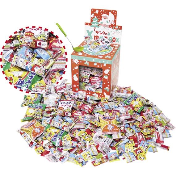 クリスマス駄菓子すくいどりプレゼント100名様用 クリスマスBOXで演出 中身は美味しいお菓子たち 21714 P062 25AW