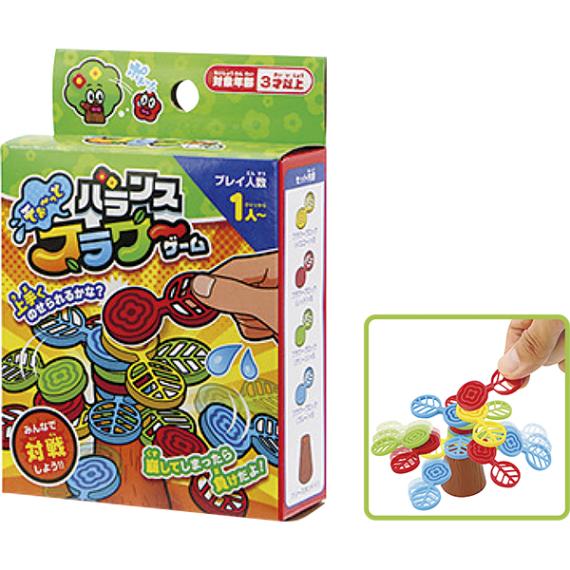 46804 そぉ～っとバランスフラワーゲーム(12入) 26SS-P117 色々使える箱物おもちゃ 崩してしまったら負けのゲーム