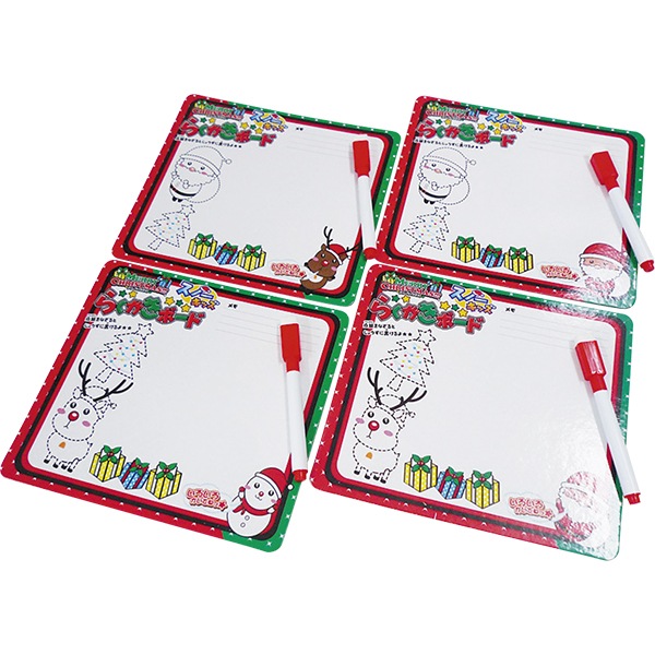 スノーキッズらくがきボード(25入) とってもかわいい！スノーキッズらくがきボード ボード&ペン+ボードクリーナーキャップ付きです 91504 P124 25AW