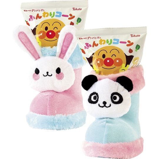 はっぴーうさぱん 26.5cm パステルカラーのサンタブーツ 動物が可愛いクリスマスブーツ 16441 P053