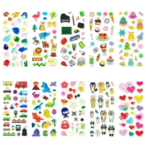 (50入)キュートミニシール3 94967 景品玩具 文房具 学校用品  シール