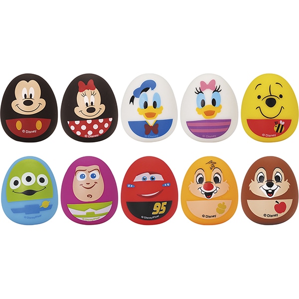 94296 ぷかぷかオールスターディズニーたまご(50入) 26SS-P149 ディズニーキャラが可愛く卵型に！ 水に浮くおもちゃです