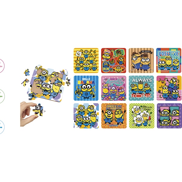 95210 ミニオンズ20Pパズル(24入) 26SS-P150 大人気のミニオンズグッズ 楽しく遊べる20ピースパズル